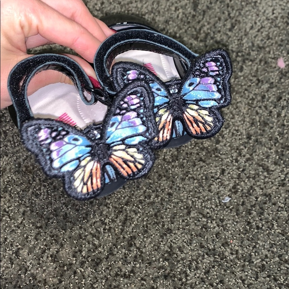 Sofia Webster Patent Butterfly Shoes